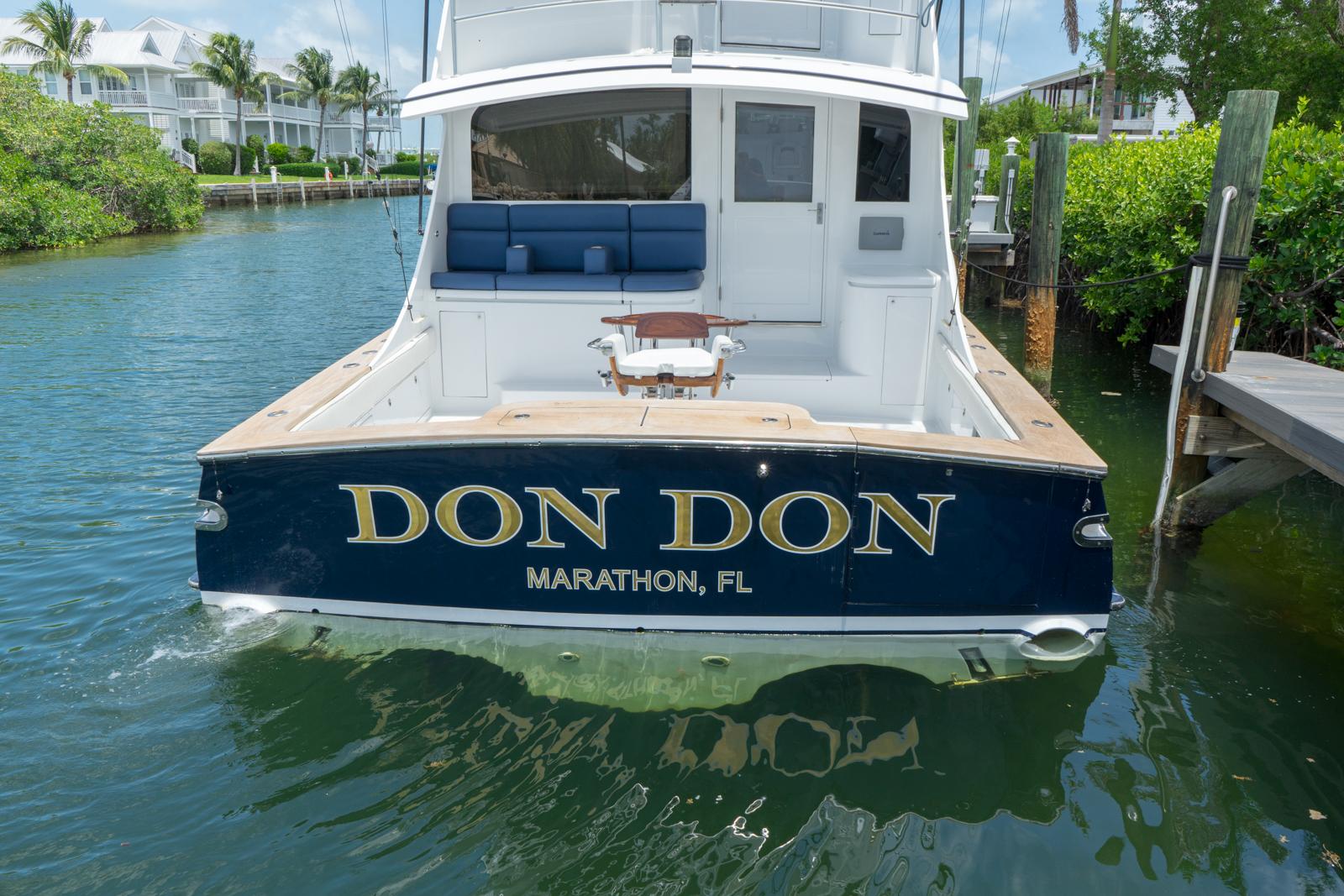Don Don Yacht Photos Pics 2001 61' Buddy Davis - Don Don - Prop pockets