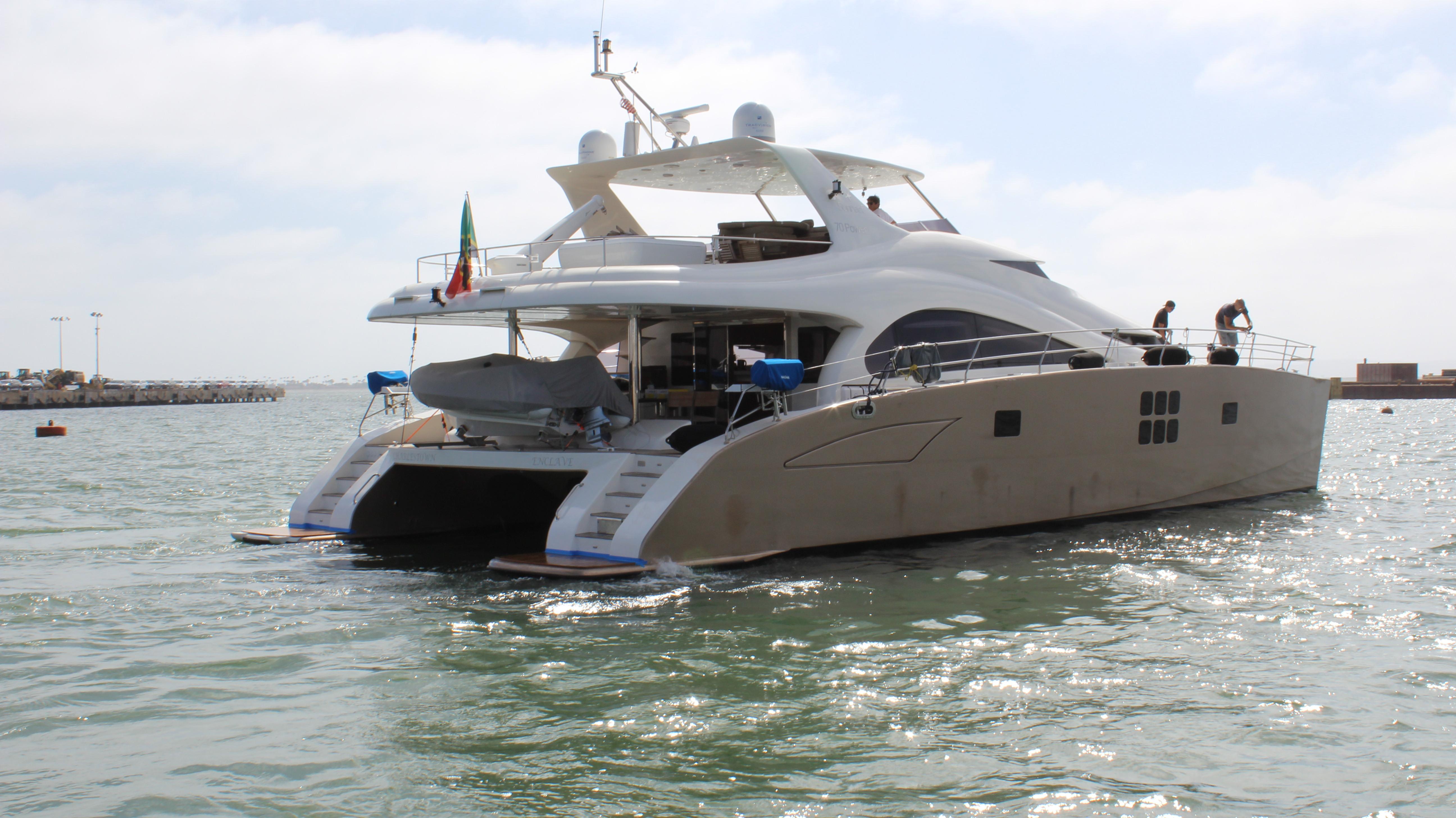 power catamaran yacht for sale