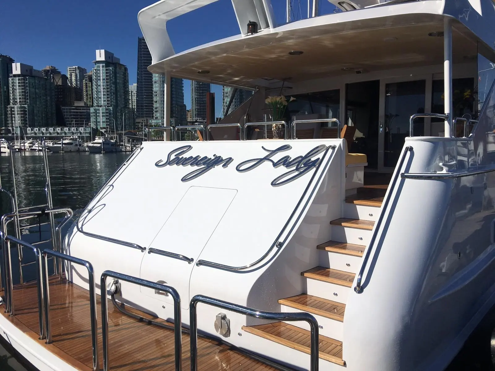 Sovereign Lady Yacht for Sale 123 Broward Yachts Vancouver, Canada