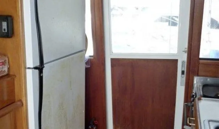 48 Ocean Galley - Door to Portside Deck