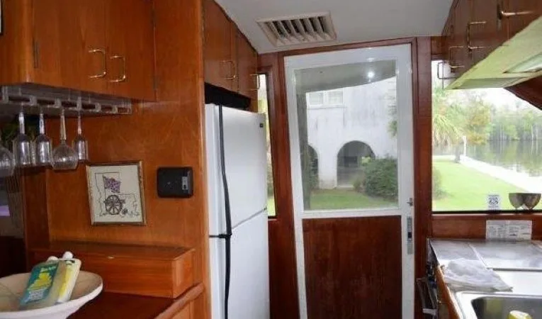 48 Ocean Galley & Door to Portside Deck