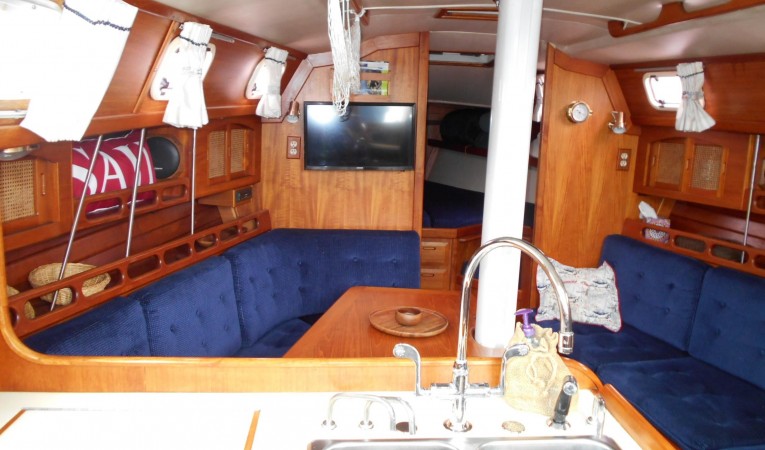 38 Ericson Salon from Galley