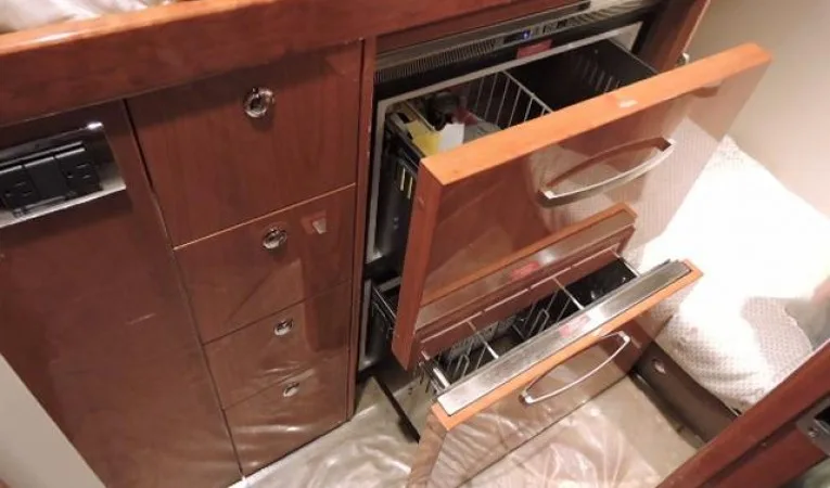 63 Riviera Additional Freezer in 4rd Stateroom