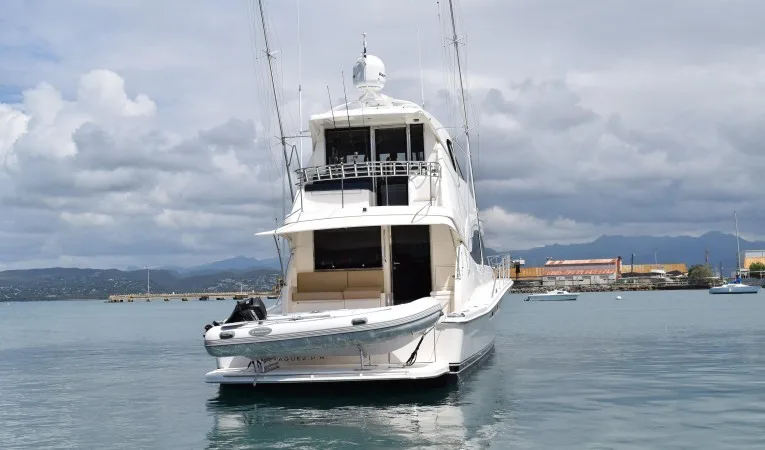 63 Riviera Aft View