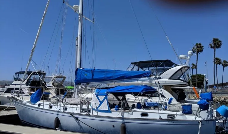 44 Kelly Peterson SCORPIDO in the slip