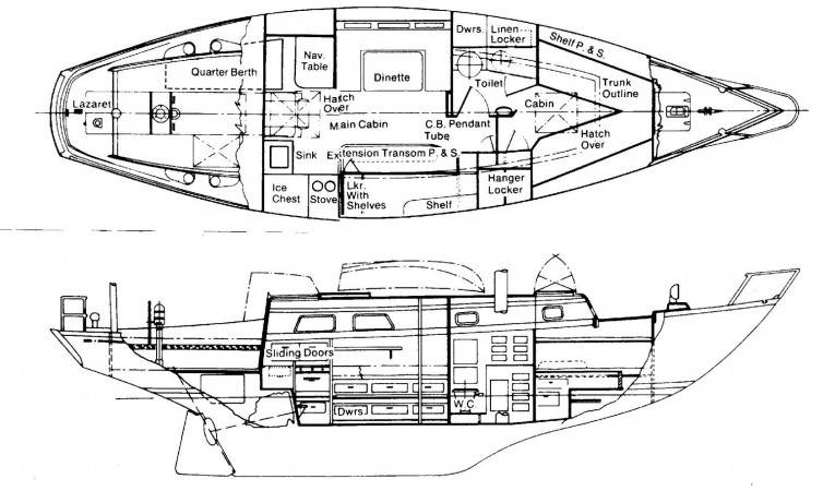 40 Bristol Layout - Ted Hood Bristol 40