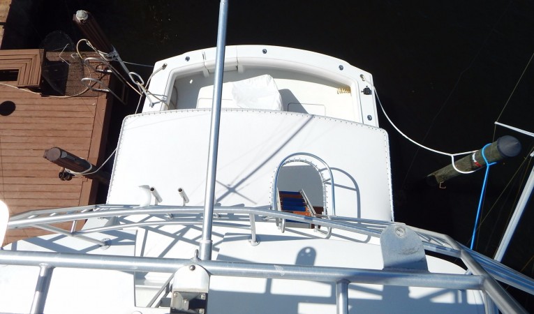 60 Hatteras Tower View Aft