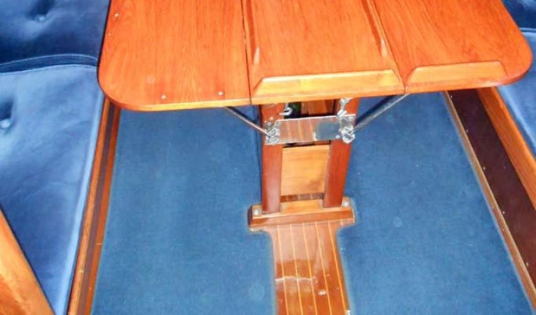 37 Nautor Swan Table in up position