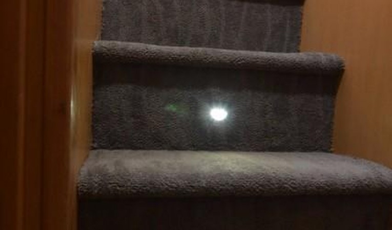 58 Cooper Yachts Stairs to staterooms