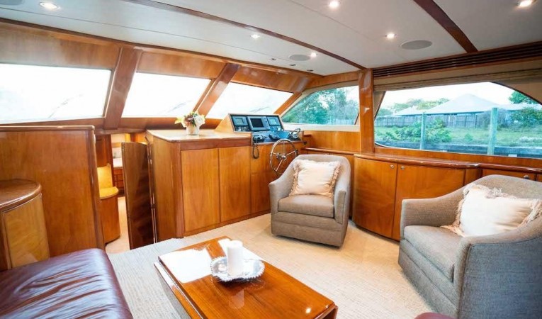 52 Midnight Lace Main Salon Starboard and Forward