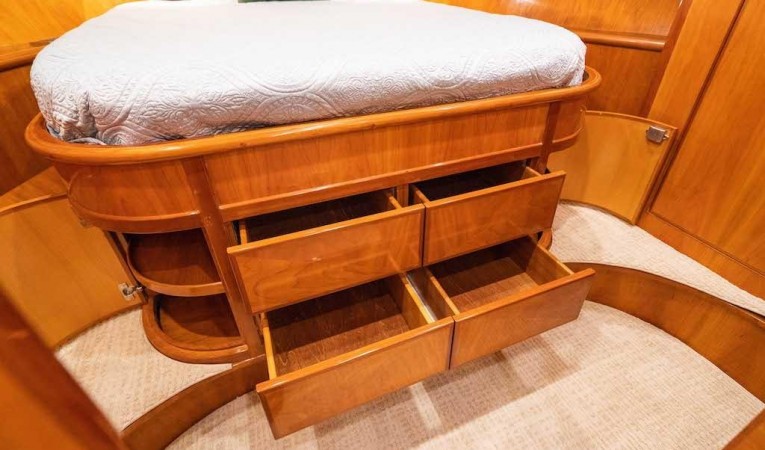 52 Midnight Lace VIP Stateroom Drawer Storage