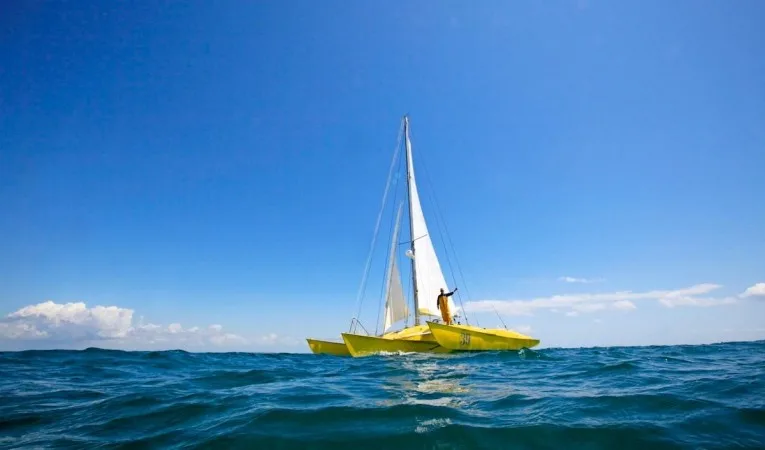 39 Custom Under Sail