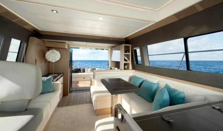 50 Beneteau Salon facing aft