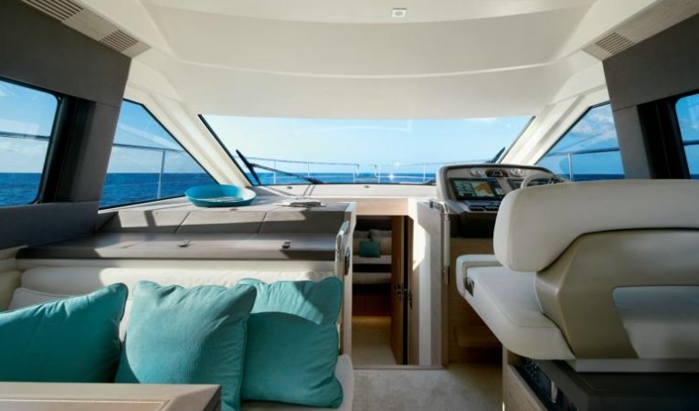 50 Beneteau Just aft of helm station