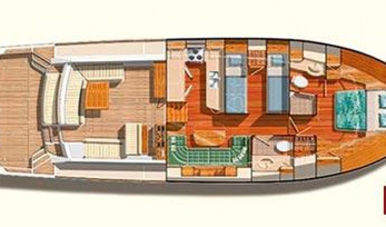 49 Grand Banks Manufacturer Provided Image: Standard Layout