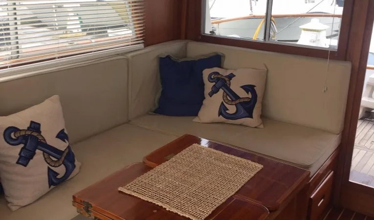 36 Island Gypsy Salon looking Aft