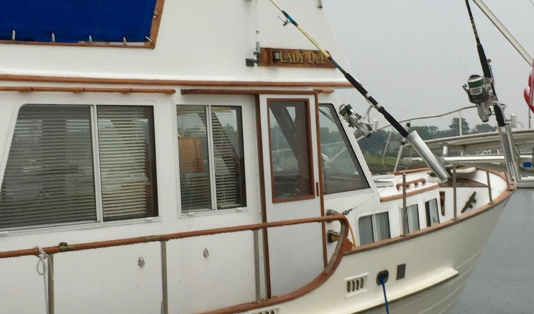 36 Island Gypsy Starboard at Dock