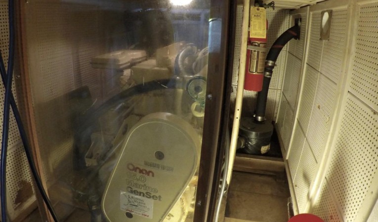 49 Grand Banks Generator Room