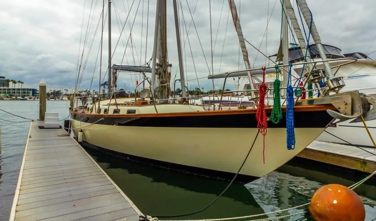 55 Custom Bruce Roberts / At the Dock