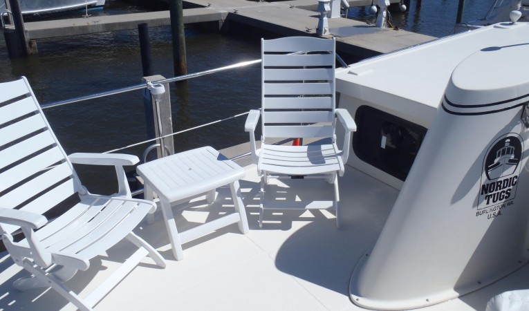 32 Nordic Tugs Salon top deck