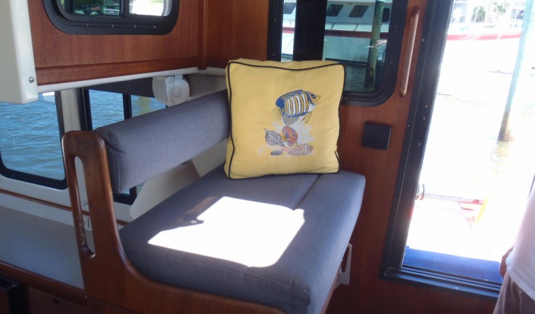 32 Nordic Tugs Port pilothouse seat