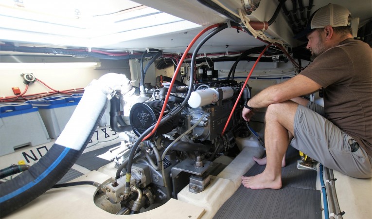 42 Fox Island huge engine space