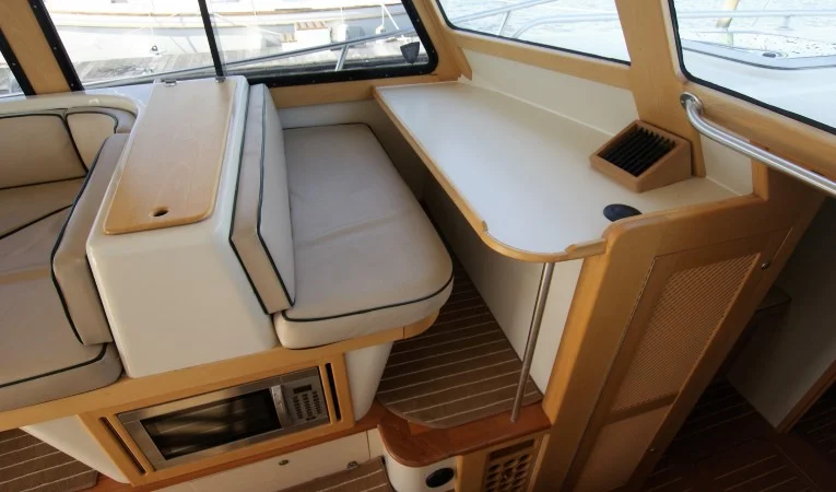 42 Fox Island port desk facing forward