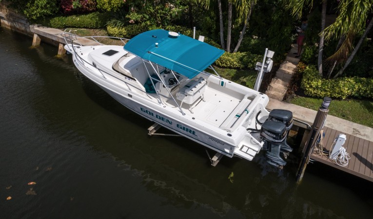 33 Intrepid Aerial Profile Aft