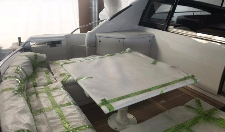 62 Pershing Aft Deck