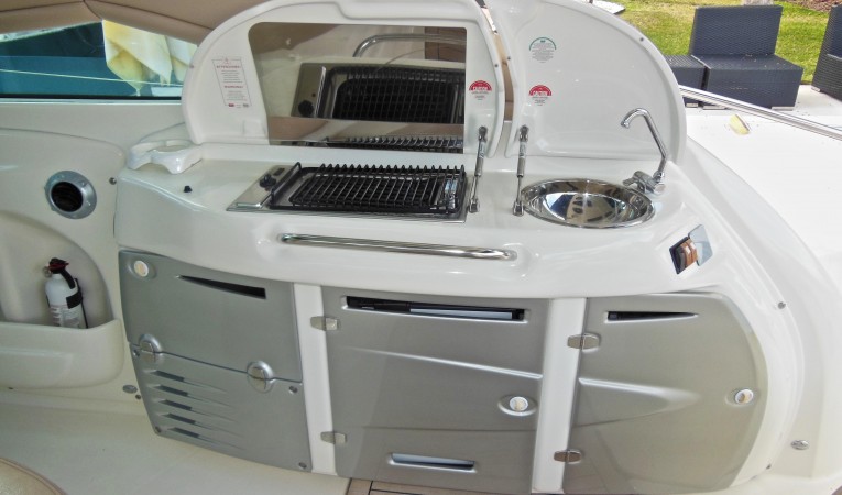 43 Cranchi Sink, BBQ, Icemaker & Fridge