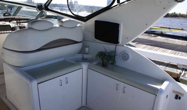 44 Trojan wet bar, and LCD TV