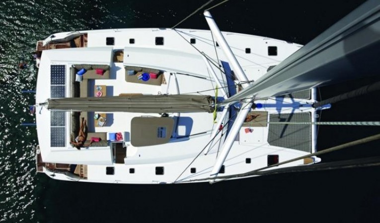 58 Fountaine Pajot Manufacturer Provided Image: Fountaine Pajot Ipanema 58 Aerial View