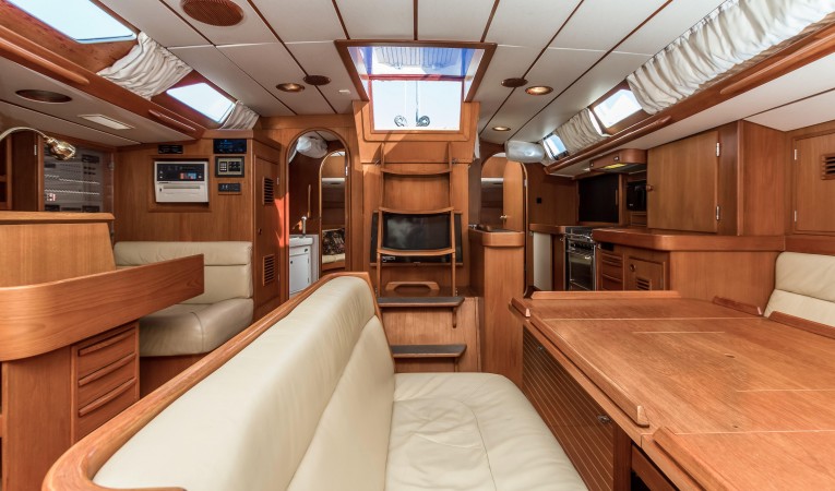 53 Nautor Swan Looking Aft from Salon