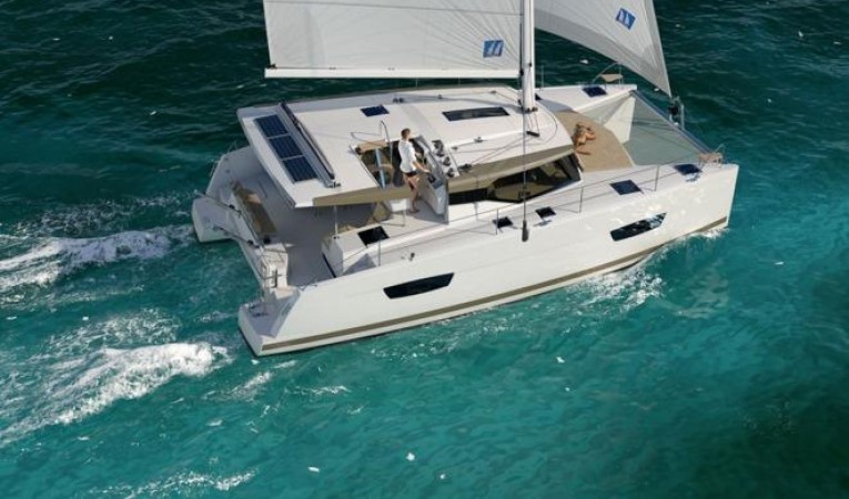 40 Fountaine Pajot Manufacturer Provided Image: Fountaine Pajot Lucia 40 View From Above