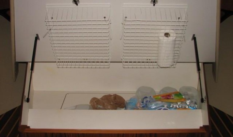 43 Tiara Owner's Stateroom Under Berth Storage