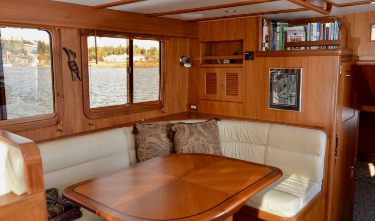 36 Selene Salon- Settee to starboard
