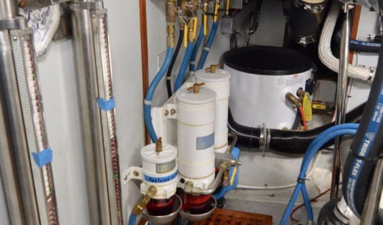 36 Selene Engine room- Looking port