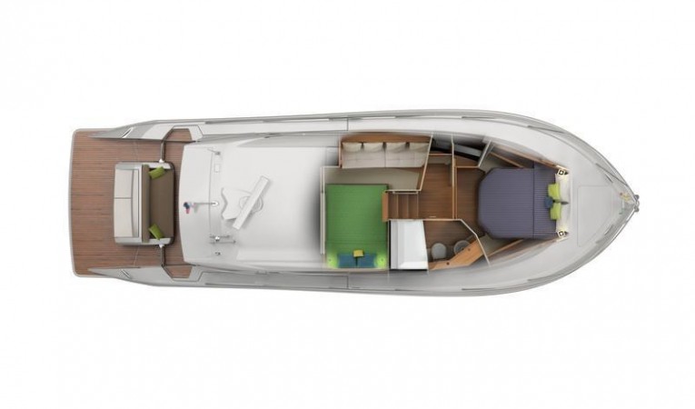 39 Tiara Lower Deck Arrangement