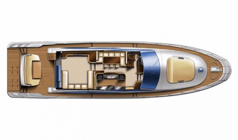 70 Azimut Main Deck Arrangement