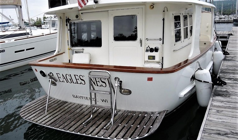 46 Nordhavn Stern at dock
