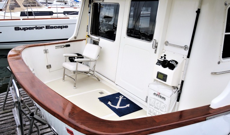 46 Nordhavn Stern Cockpit