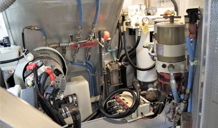 46 Nordhavn Engine Room 3