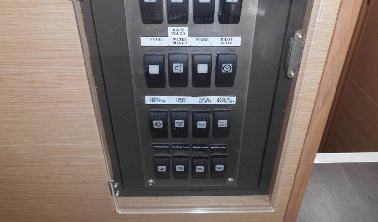 45 Outremer Control Panel Switches