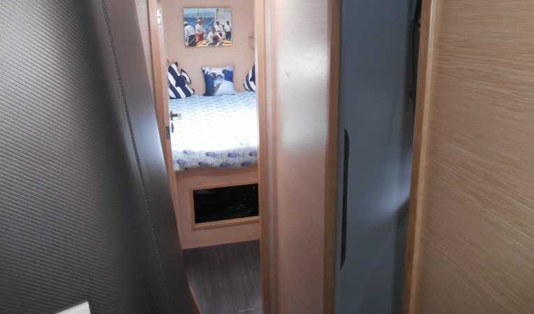 45 Outremer Port Looking Forward to 3rd Statroom