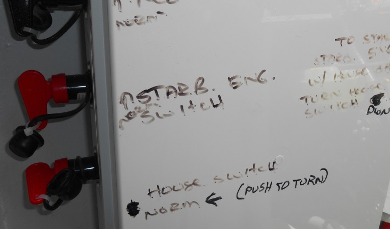 45 Outremer Starboard Battery Switches