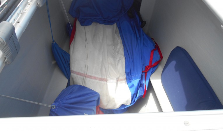 45 Outremer Port Sail Locker