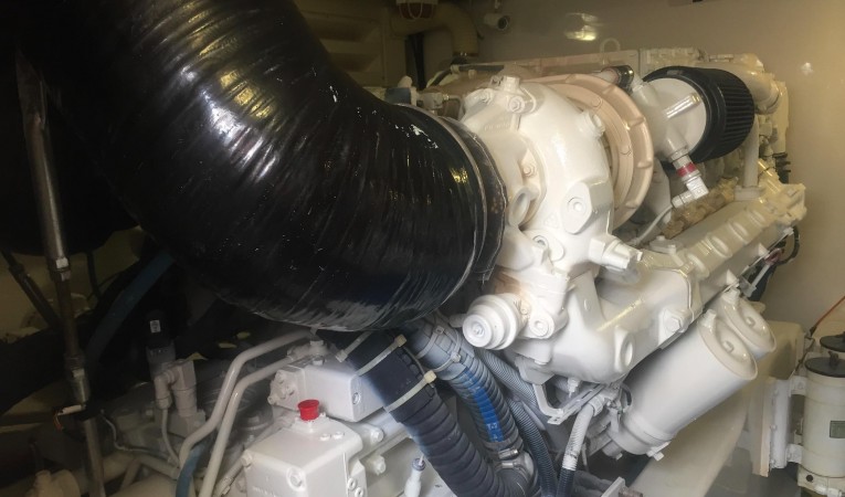 51 Bertram Engine Room