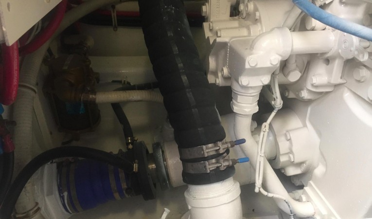 51 Bertram Engine Room