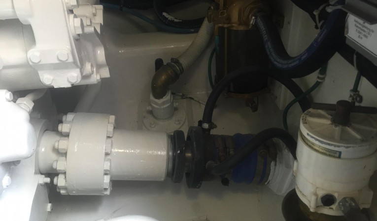 51 Bertram Engine Room