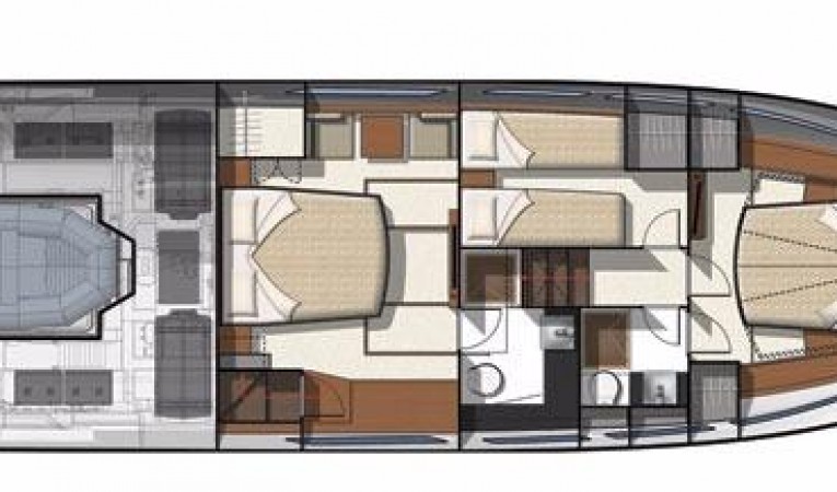 50 Prestige General Arrangement